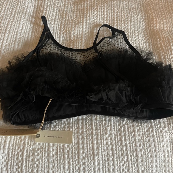 NWT, Let Me Be Ruffled Crop Top - Picture 3 of 6